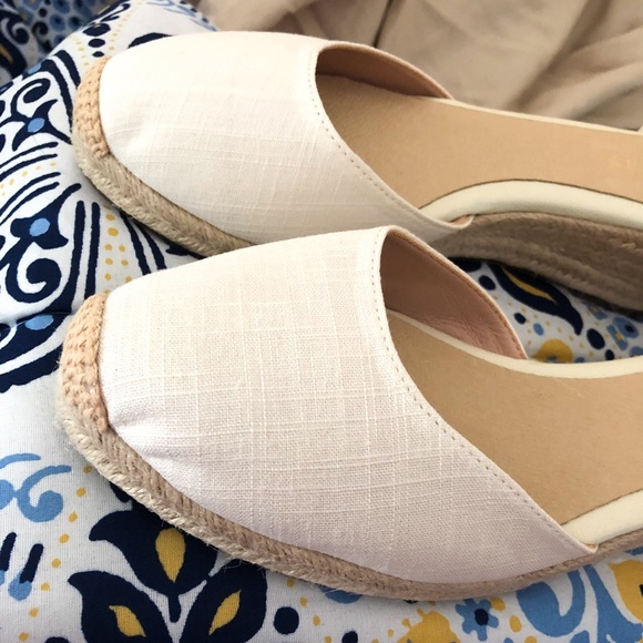 Ankle Tie Espadrille Wedges - Picture 6 of 9